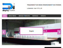 Tablet Screenshot of displaymexico.com